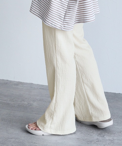 REAC オシャレデニム reca パンツ カラーフレアパンツ レディース : ZOZOTOWN Yahoo
