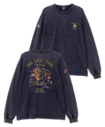 tシャツ 「SOUVENIR COLLECTION」WASHED T-SHIRT ”FAR EAST TOUR” / ウォッシュド 長袖Tシャツ ”フ｜ZOZOTOWN Yahoo!店