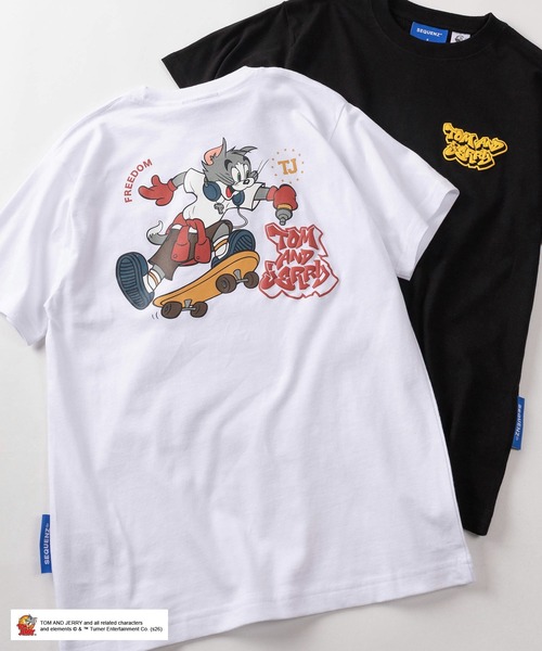 tシャツ 「72」「TOM and JERRY/トムとジェリー」ストリートコーデ