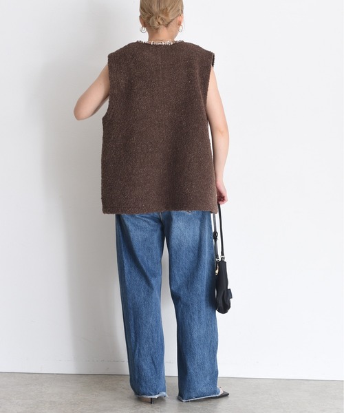 Eimee Law（エイミーロウ） ベスト ジレ ボンディングツィードジレ