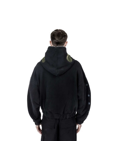 CHAOS パーカー XLサイズ ブラック CHAOS GONE GLOBAL パーカー フーディー｜PVC FULL ZIP｜Chaos