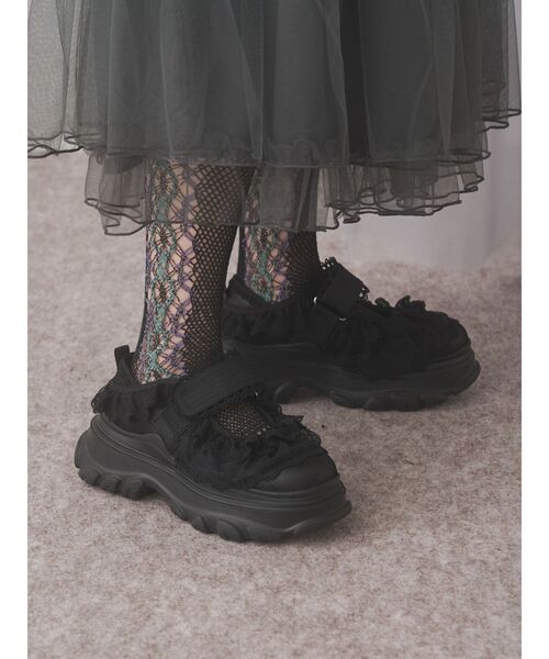 靴 merry jenny frill strap sneakers merry jenny スニーカー frill strap sneakers レディース