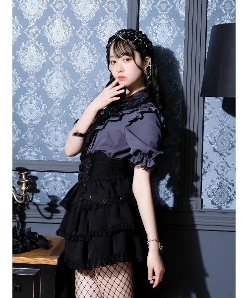 NOEMIE スカート NOEMIE スカート ダブルベルトティアードスカパン : ZOZOTOWN