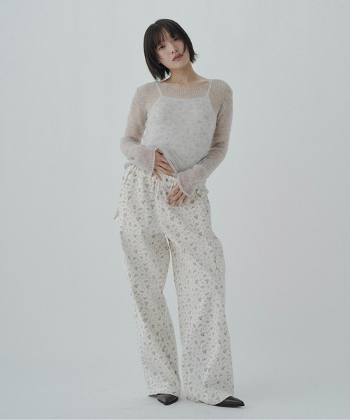 FEKETE（フェケテ） カーゴパンツ floral cargo pants / 小花柄ワイド