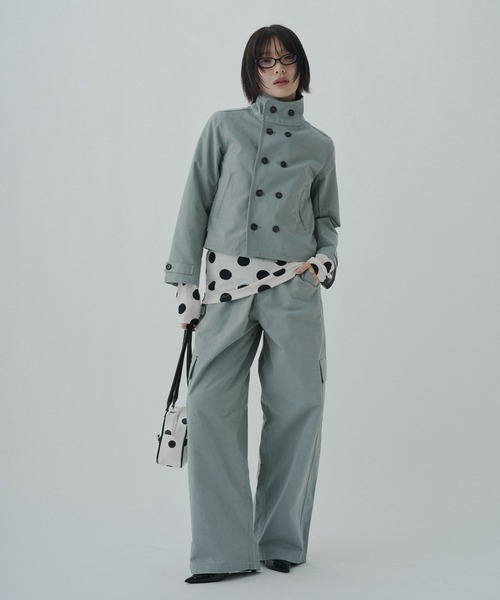 FEKETE（フェケテ） ワイドパンツ カーゴパンツ floral cargo pants