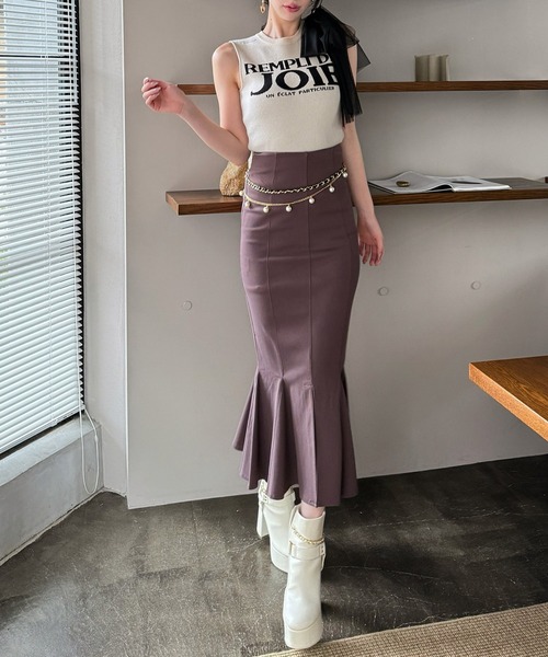 ROYAL PARTY（ロイヤルパーティー） ロング スカート ガムストレッチ
