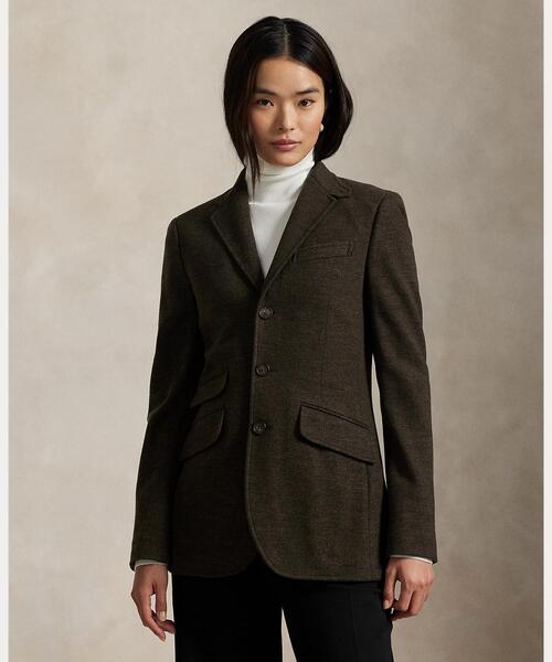 極美品 Ralph Lauren ヘリンボーン ニットジャケット POLO RALPH LAUREN（ポロ・ラルフローレン） ジャケット テーラード