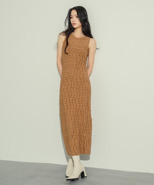 ワッフルペンシルドレス NEUNA ヌナ ワンピース NEUNA（ヌナ） ワンピース ワッフルペンシルドレス : ZOZOTOWN Yahoo