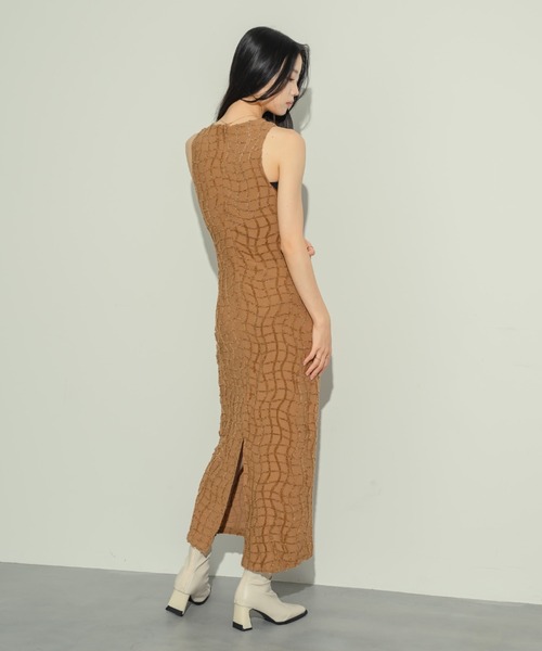 NEUNA（ヌナ） ワンピース ワッフルペンシルドレス : ZOZOTOWN Yahoo 