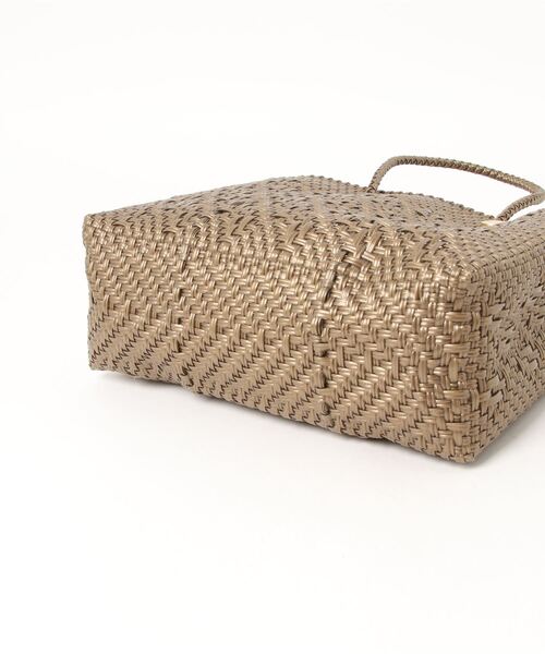 「Letra」 かごバッグ X-SMALL ゴールド レディース_画像4