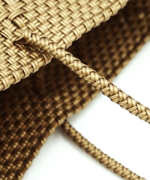 「Letra」 かごバッグ X-SMALL ゴールド レディース_画像9