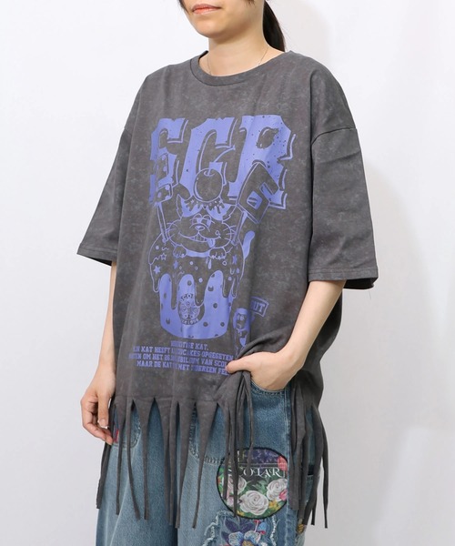 ScoLar（スカラー） tシャツ フリンジTee レディース : ZOZOTOWN Yahoo