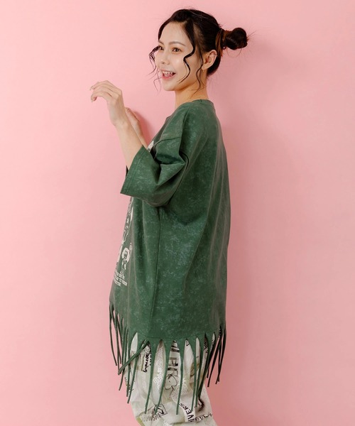 ScoLar（スカラー） tシャツ フリンジTee レディース : ZOZOTOWN Yahoo