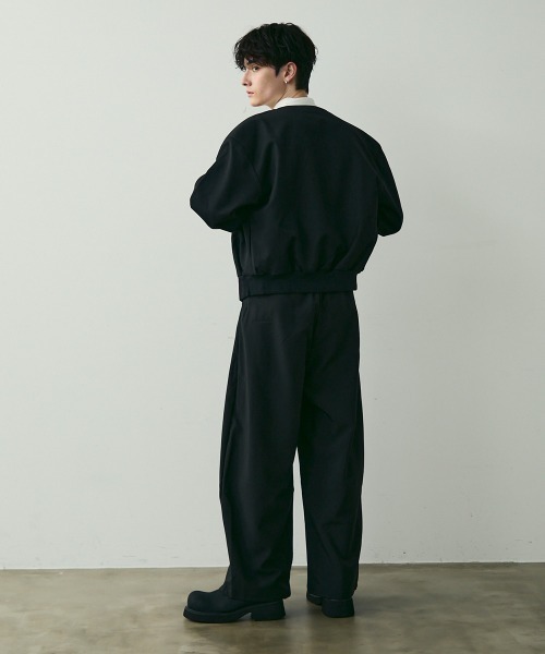 Shoowtime ジャケット ノーカラージャケット No-Collar Zip Blouson