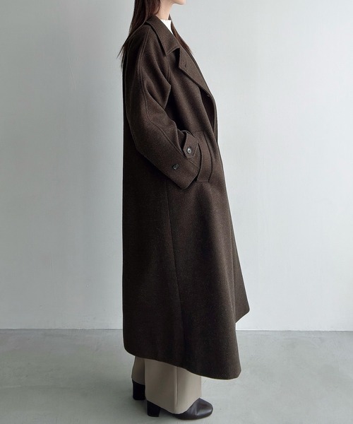 Meiru ステンカラーコート コート 3wayカラーロングコート レディース