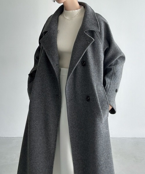 Meiru ステンカラーコート コート 3wayカラーロングコート レディース