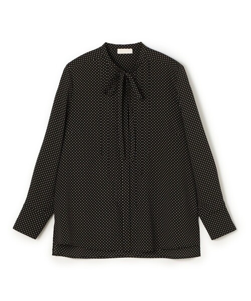 Ballsey（ボールジィ） ブラウス シャツ ミニドットプリント スリム