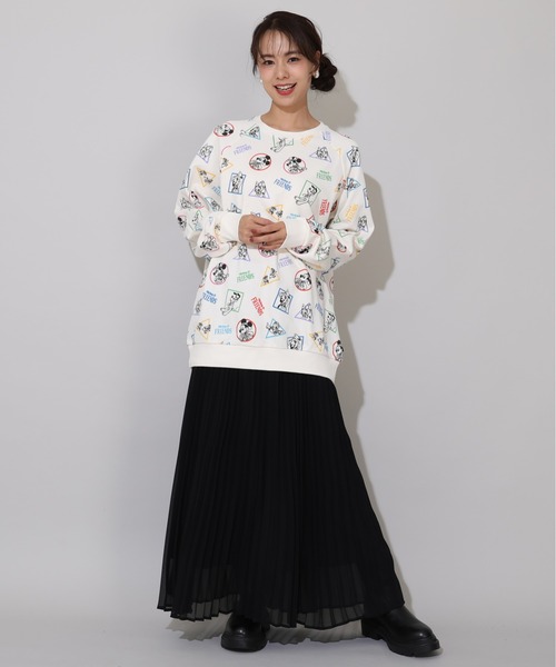 に*と様 ディズニーランド ビジュー トレーナー S Disney（ディズニー） トレーナー スウェット 親子お揃い WEB限定