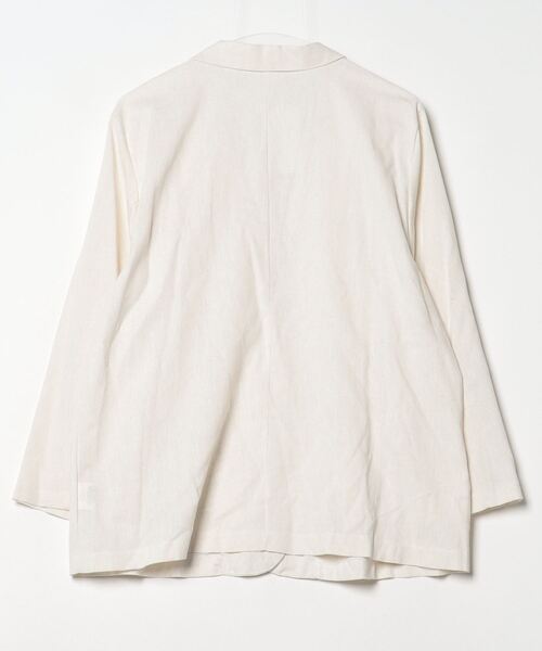 「BLANC FICELLE」 「Xi Ran」テーラードジャケット X-LARGE ナチュラル レディース_画像2