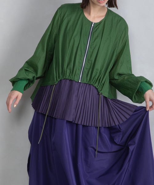 「MARECHAL TERRE」 ブルゾン MEDIUM ブラック レディース_画像5