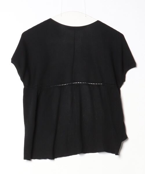 「LAPIS LUCE PER BEAMS」 ニットカーディガン - ブラック レディース_画像2