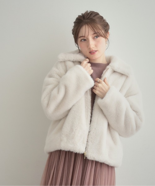 Couture Brooch（クチュール ブローチ） ブルゾン アウター 「ふわふわ
