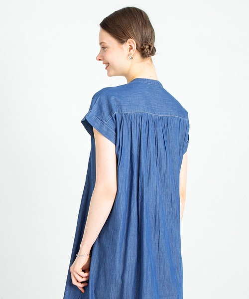 「URBAN RESEARCH Sonny Label」 半袖ワンピース FREE インディゴブルー レディース_画像7