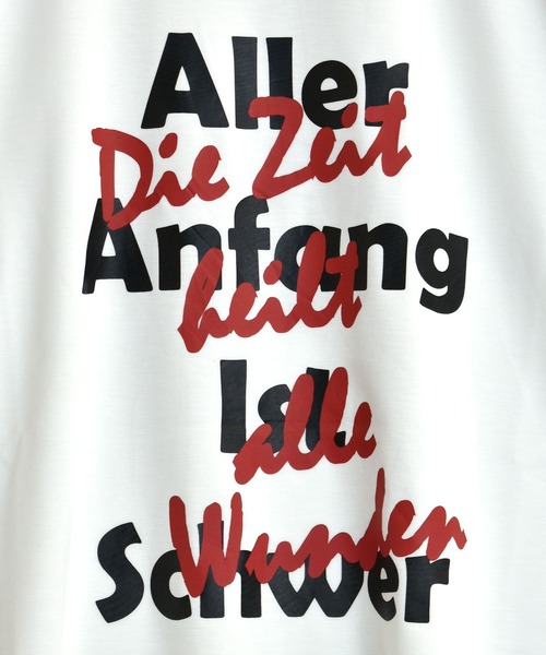 「Starting Over」 半袖Tシャツ L ホワイト系その他 メンズ_画像5