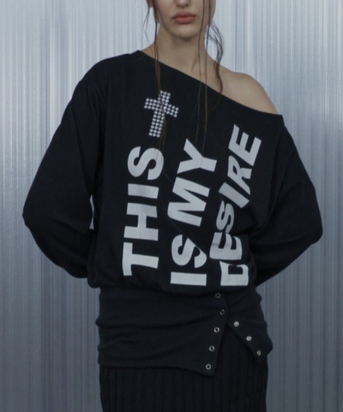 SETUPEXE tシャツ 「SETUP‐EXE」BOLD LETTERING LOOSE TOP