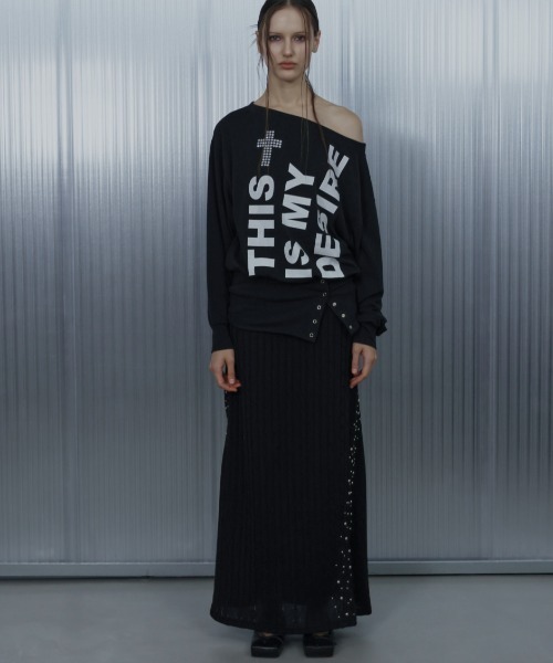 SETUPEXE tシャツ 「SETUP‐EXE」BOLD LETTERING LOOSE TOP
