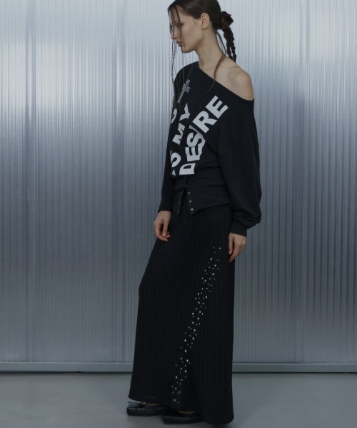 SETUPEXE tシャツ 「SETUP‐EXE」BOLD LETTERING LOOSE TOP