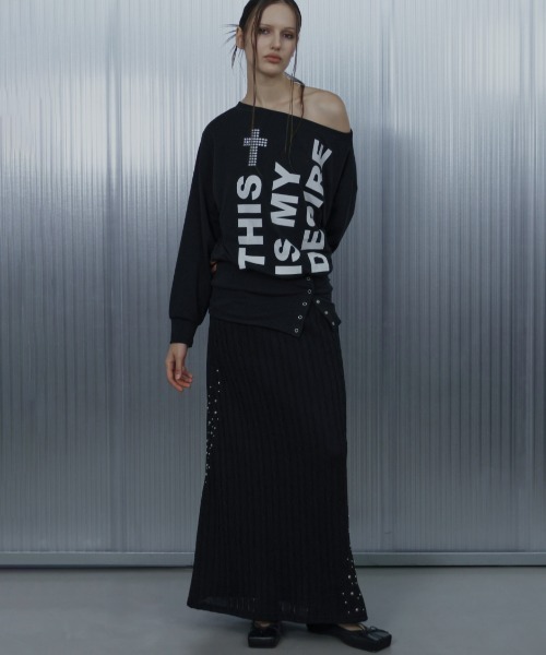 SETUPEXE tシャツ 「SETUP‐EXE」BOLD LETTERING LOOSE TOP
