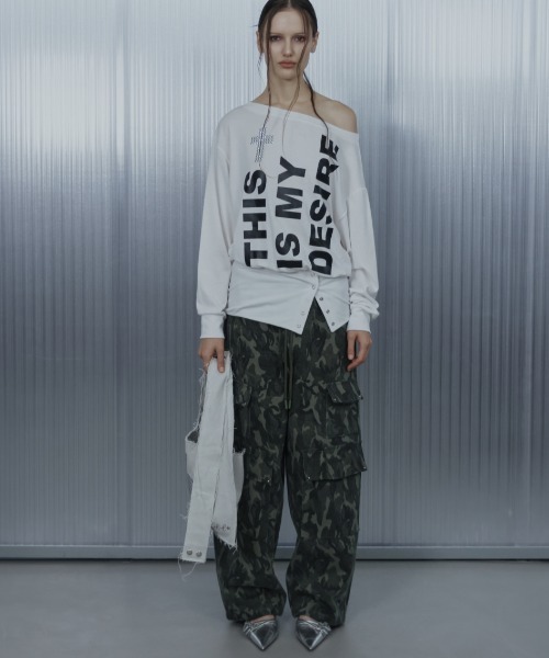 SETUPEXE tシャツ 「SETUP‐EXE」BOLD LETTERING LOOSE TOP