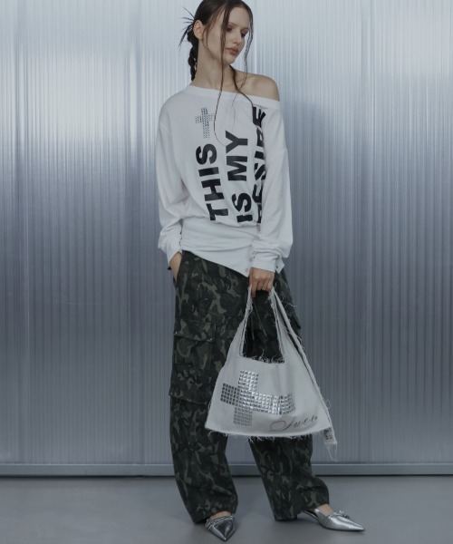 SETUPEXE BOLD LETTERING LOOSE TOP シズニルック SETUPEXE tシャツ 「SETUP‐EXE」BOLD LETTERING LOOSE TOP