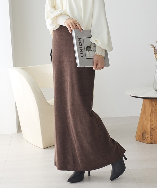 AURALEE size1　ウール100% チャコール　ロングスカート　S〜M スカート モールコールロングスカート : ZOZOTOWN Yahoo!店 - 通販