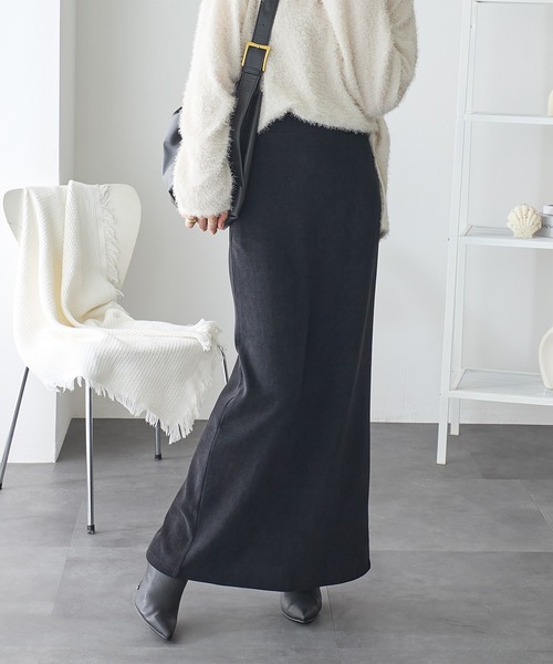 AURALEE size1　ウール100% チャコール　ロングスカート　S〜M AURALEE size1 ウール100% チャコール ロングスカート S〜M 【公式通販】