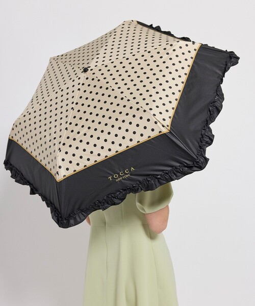 TOCCA（トッカ） 日傘 折りたたみ傘 DREAM OF DOTS UMBRELLA 折り畳み