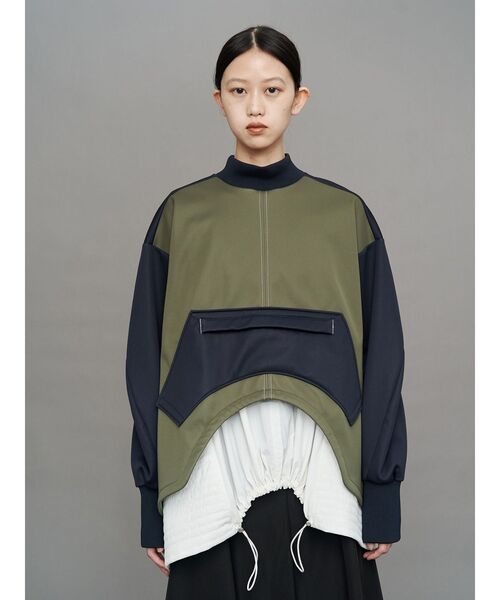 UN3D.（アンスリード） tシャツ ROUND HEM 3LAYER FLEECE TOP