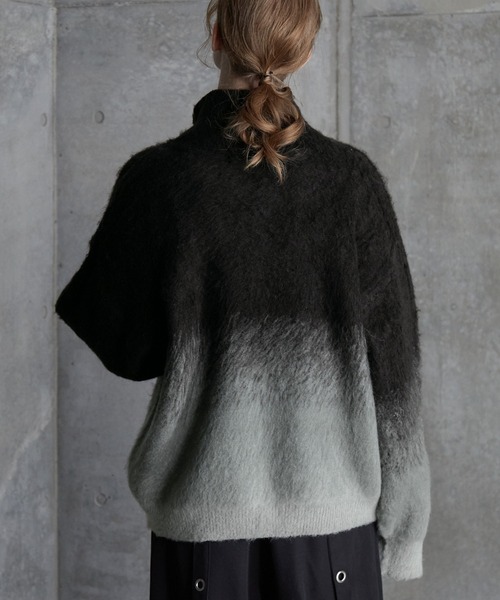 SERACE セーター ニット 「SERACE」Loose shaggy gradation drivers