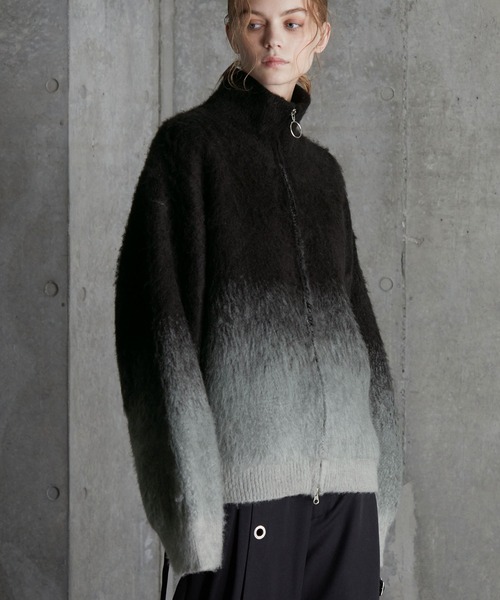 SERACE セーター ニット 「SERACE」Loose shaggy gradation drivers