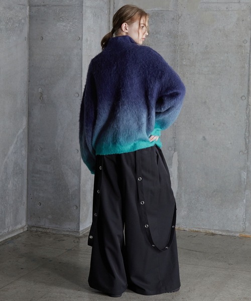 SERACE セーター ニット 「SERACE」Loose shaggy gradation drivers 