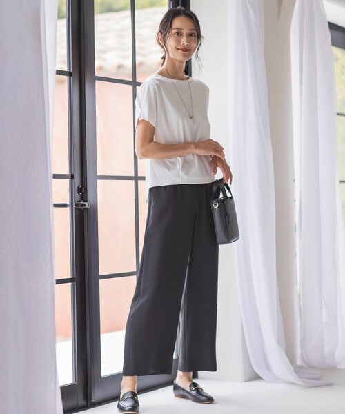 「J.PRESS」 半袖Tシャツ T15 ブルー レディース_画像3