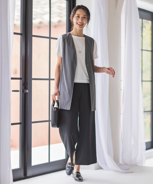 「J.PRESS」 半袖Tシャツ T15 ブルー レディース_画像4
