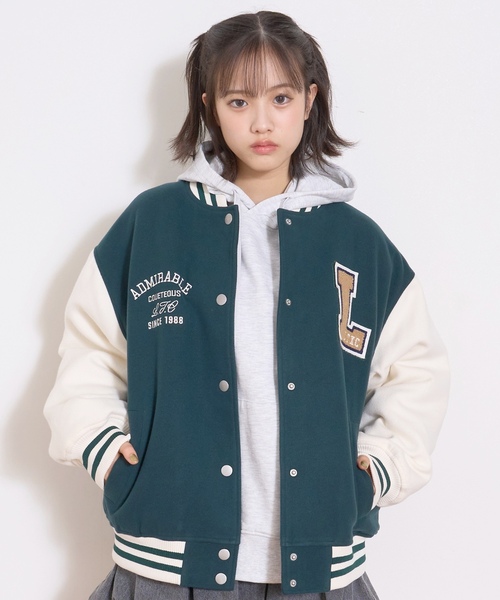 LOVETOXIC スタジャン アウター 裏キルトスタジャン キッズ 子供服