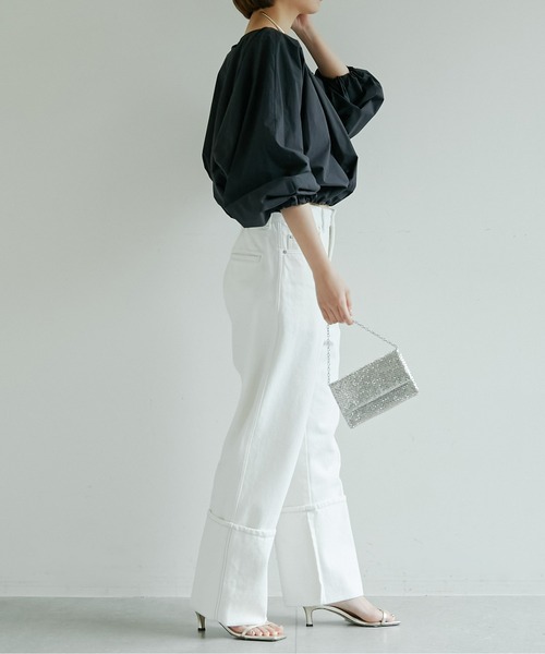 「GALLARDAGALANTE」 長袖ブラウス M ベージュ レディース_画像2