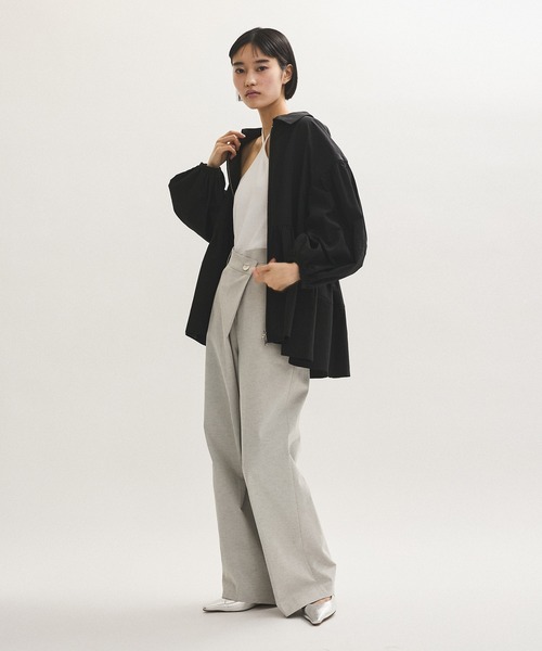 ADAM ET ROPE'（アダムエロペ） 長袖シャツ FREE カーキ レディース