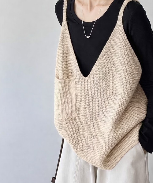 FAVORITO キャミソール ニットキャミソール : ZOZOTOWN Yahoo!店