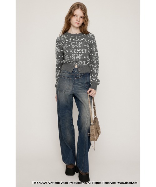 SLY（スライ） カーディガン Grateful Dead x SLY KNIT C/D グレイト