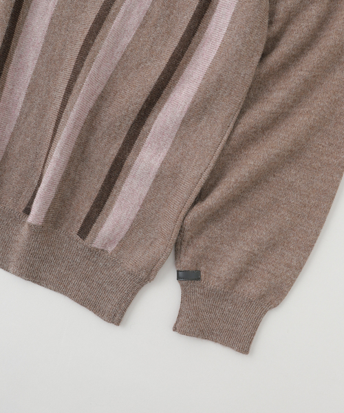セーター ニット THE INOUE BROTHERS / ザ イノウエブラザーズ Collar Neck Sweater メンズ レディースの画像