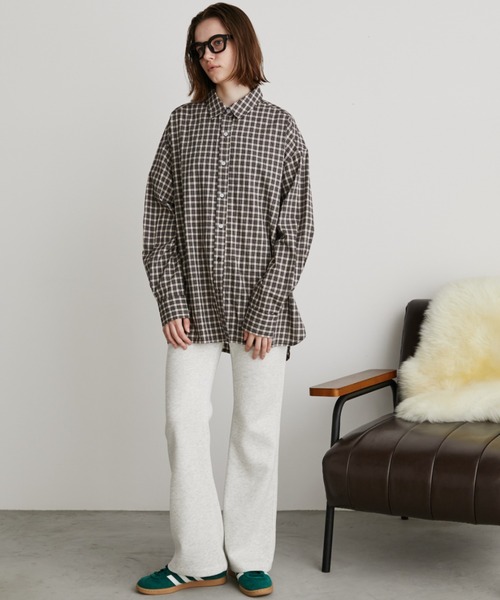 「Auntie Rosa Holiday」 スウェットパンツ SMALL グレー レディース_画像9